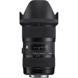 Objectif Sigma Art 18-35mm f/1.8 DC HSM pour Canon EF